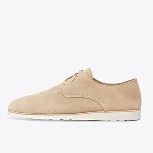 Nisolo Lightweight Flex Derby Shoes Men’s 12 Stone Suede Oxford